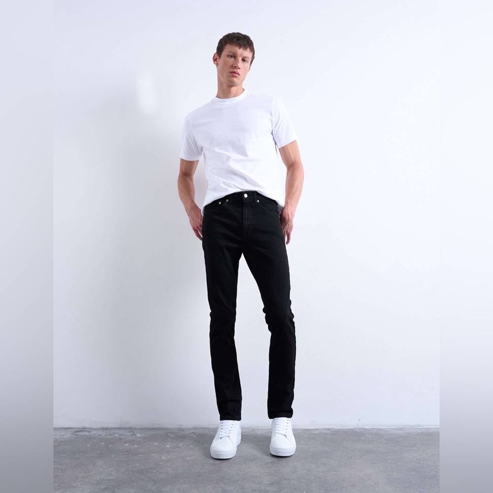 *TOPMAN* Men's Black Stretch Skinny Jeans Size 30R